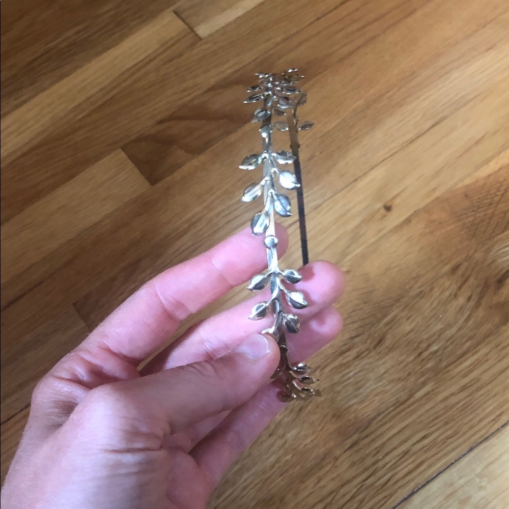 Gold Leaf Vine Hair Barrette - Women's Accessory
